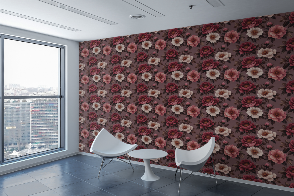 Antique Blossom Harmony Wallpaper