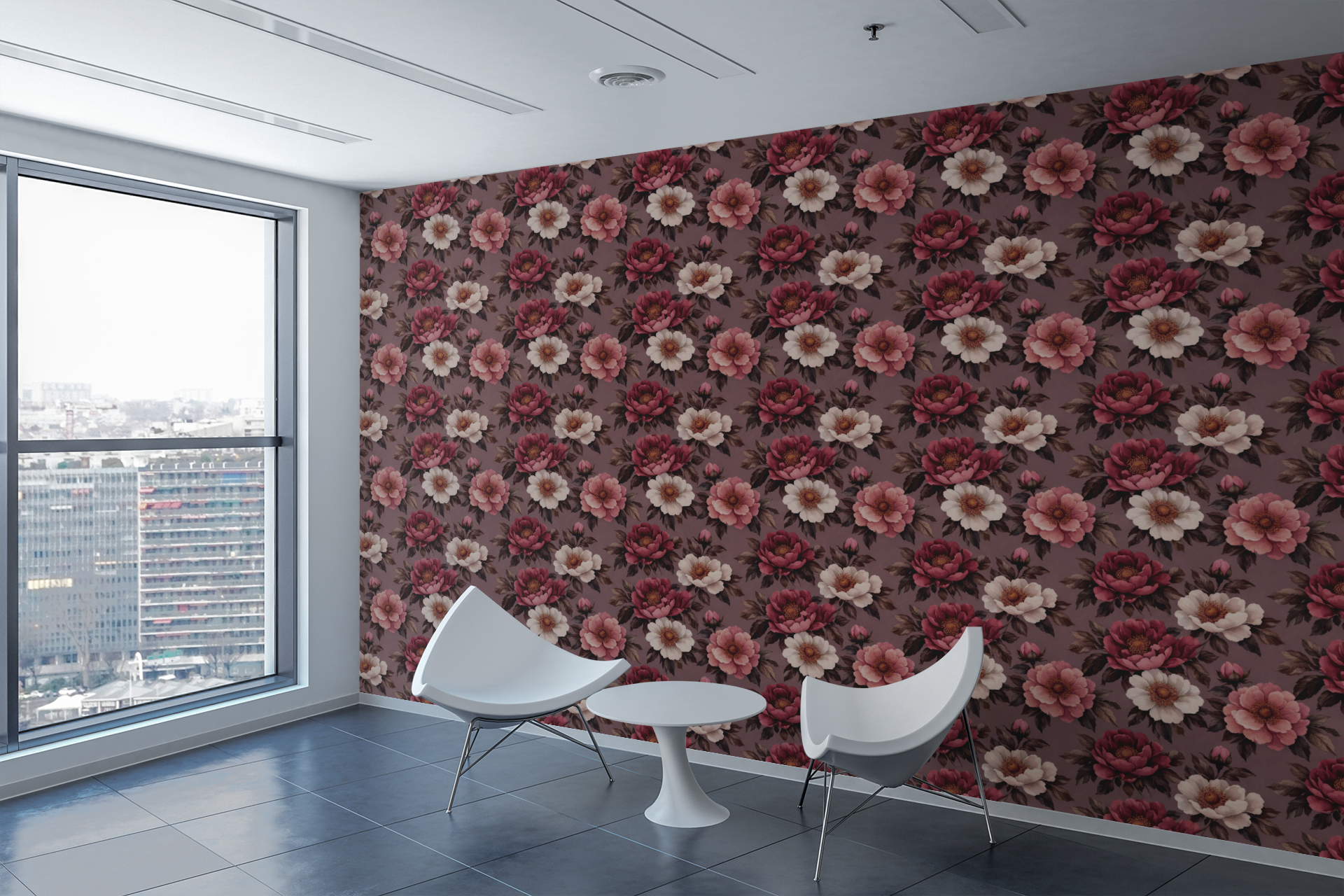 Antique Blossom Harmony Wallpaper