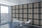 Modern Manor Plaid Wallpaper