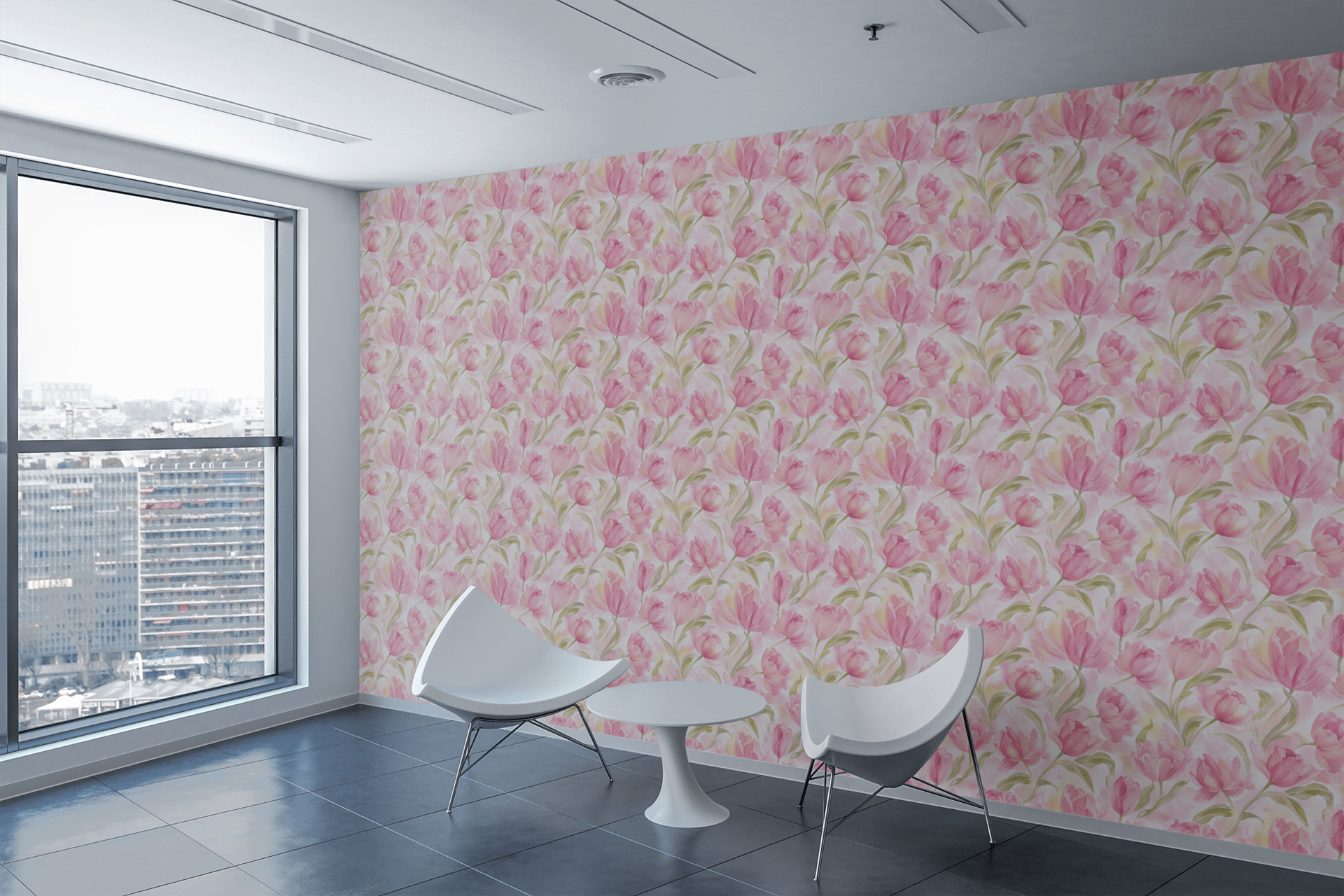 Soft Blush Ombre Wallpaper Peel and Stick Wallpaper | Accent Haus