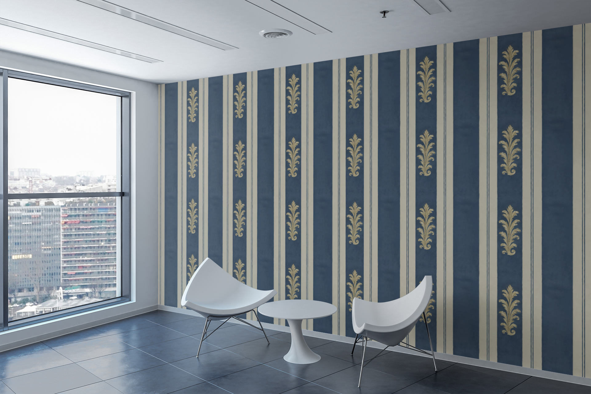 Gallery Stripe Wallpaper