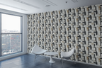 Woven Grid Rhythm Wallpaper