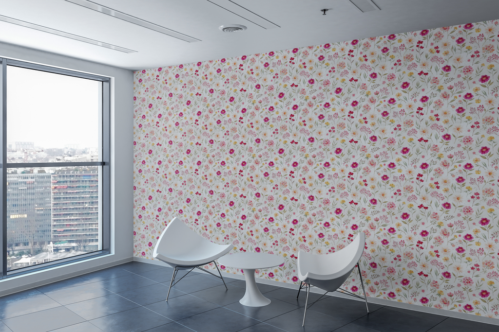 Sunlit Petal Symphony Wallpaper