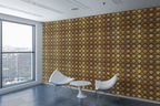 Imperial Brocade Grid Wallpaper
