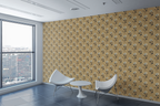 Gilded Meadow Sketch Wallpaper