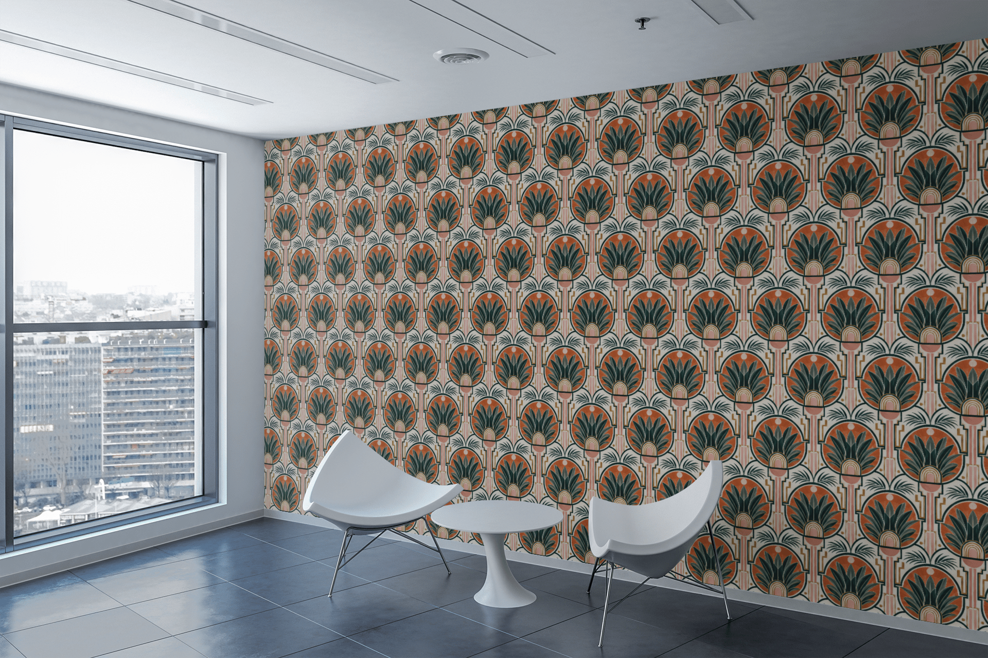 Chalkline Geo Wallpaper Peel and Stick Wallpaper | Accent Haus