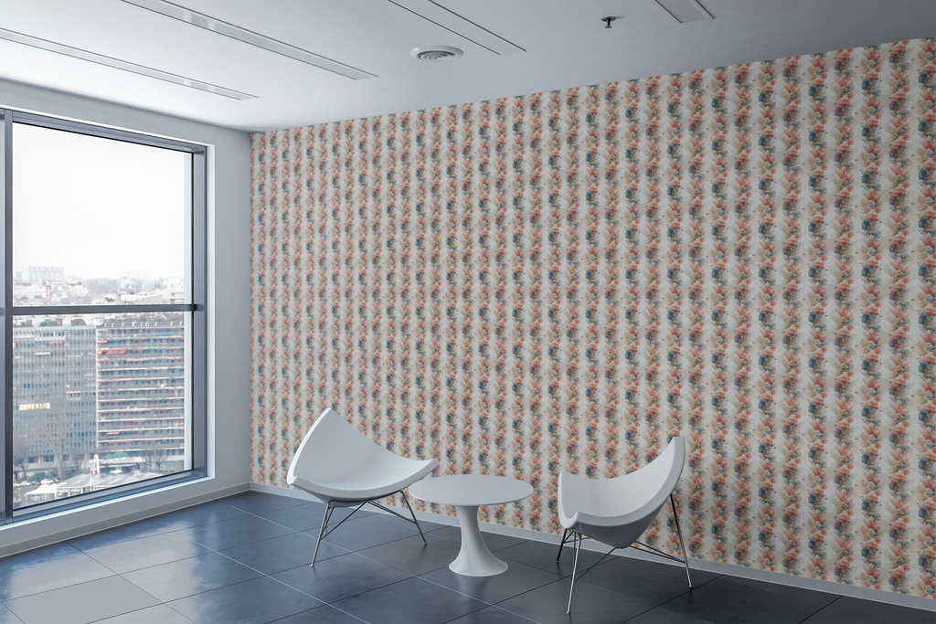 Luxury Coastal Botanical Wallpaper