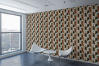 Tonal Arch Pattern Wallpaper