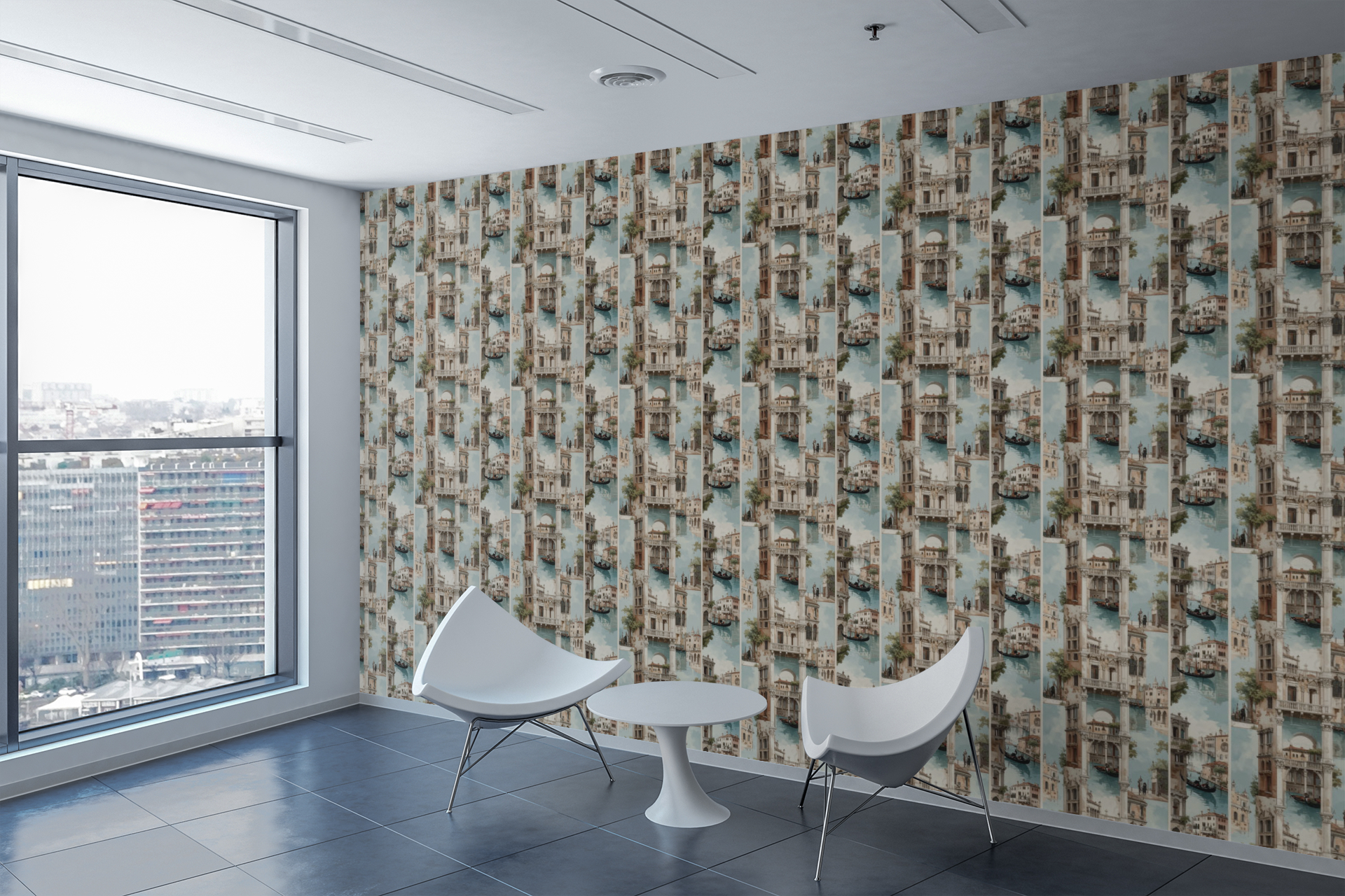 Venetian Window Stacks Wallpaper