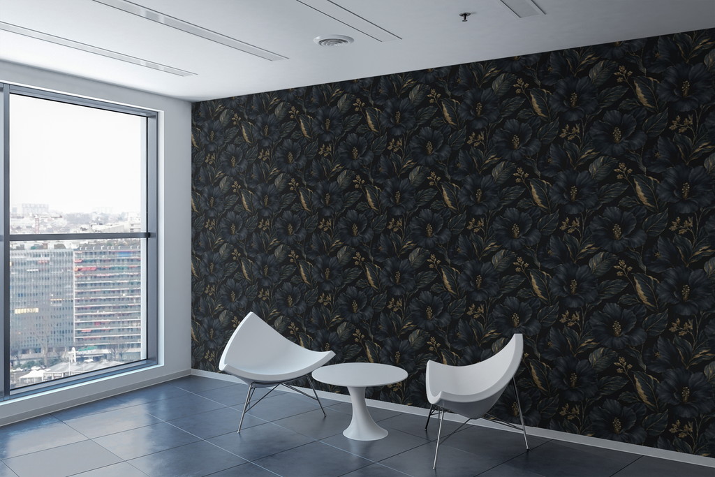 Charcoal Fern Wallpaper