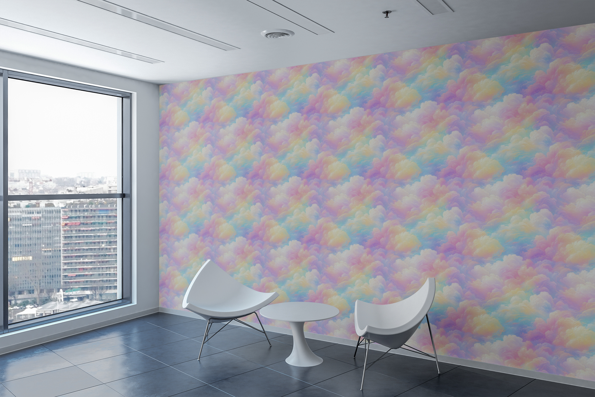 Soft Rainbow Fade Wallpaper