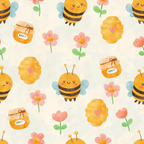 Honey bees Wallpaper Wallpaper