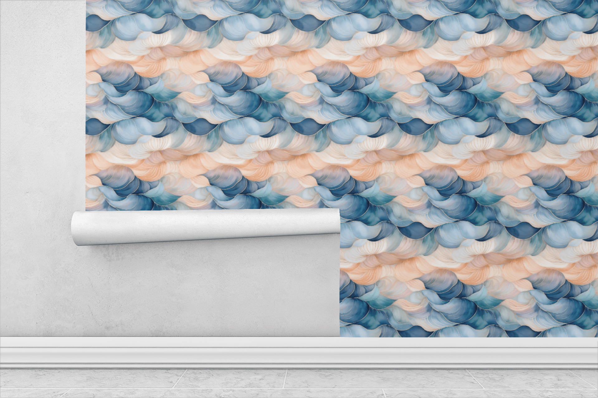 Serene Solstice Mural Wallpaper Peel and Stick Wallpaper | Accent Haus