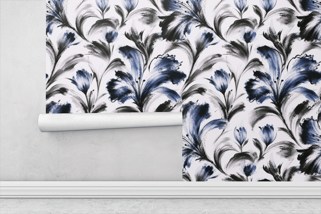 Abstract Ink Wash Wallpaper