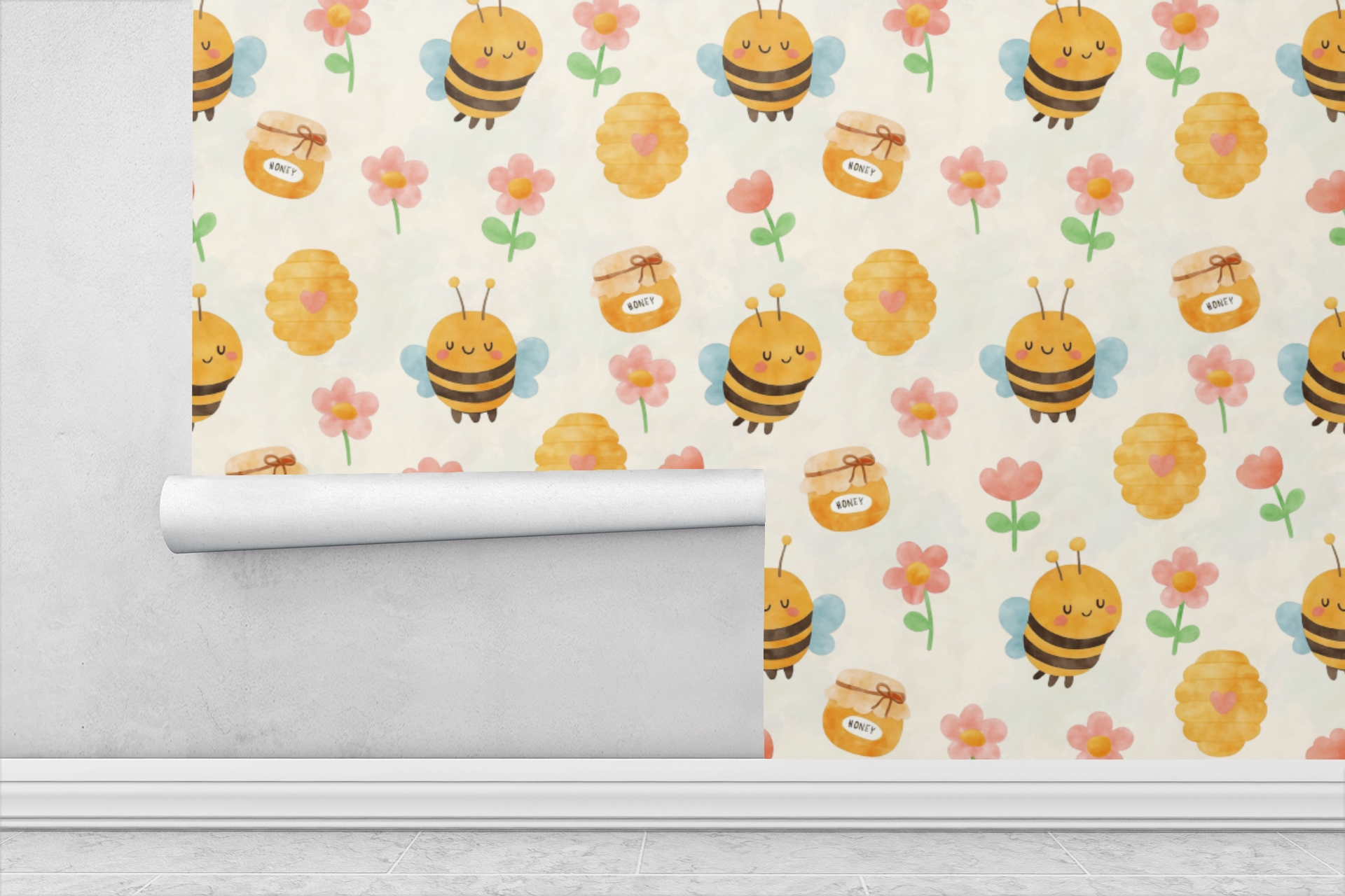 Honey bees Wallpaper Wallpaper