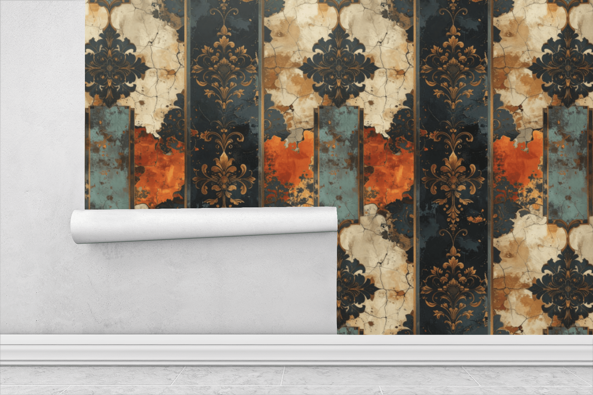 Fresco Imperfection Tapestry Wallpaper Peel and Stick Wallpaper | Accent Haus