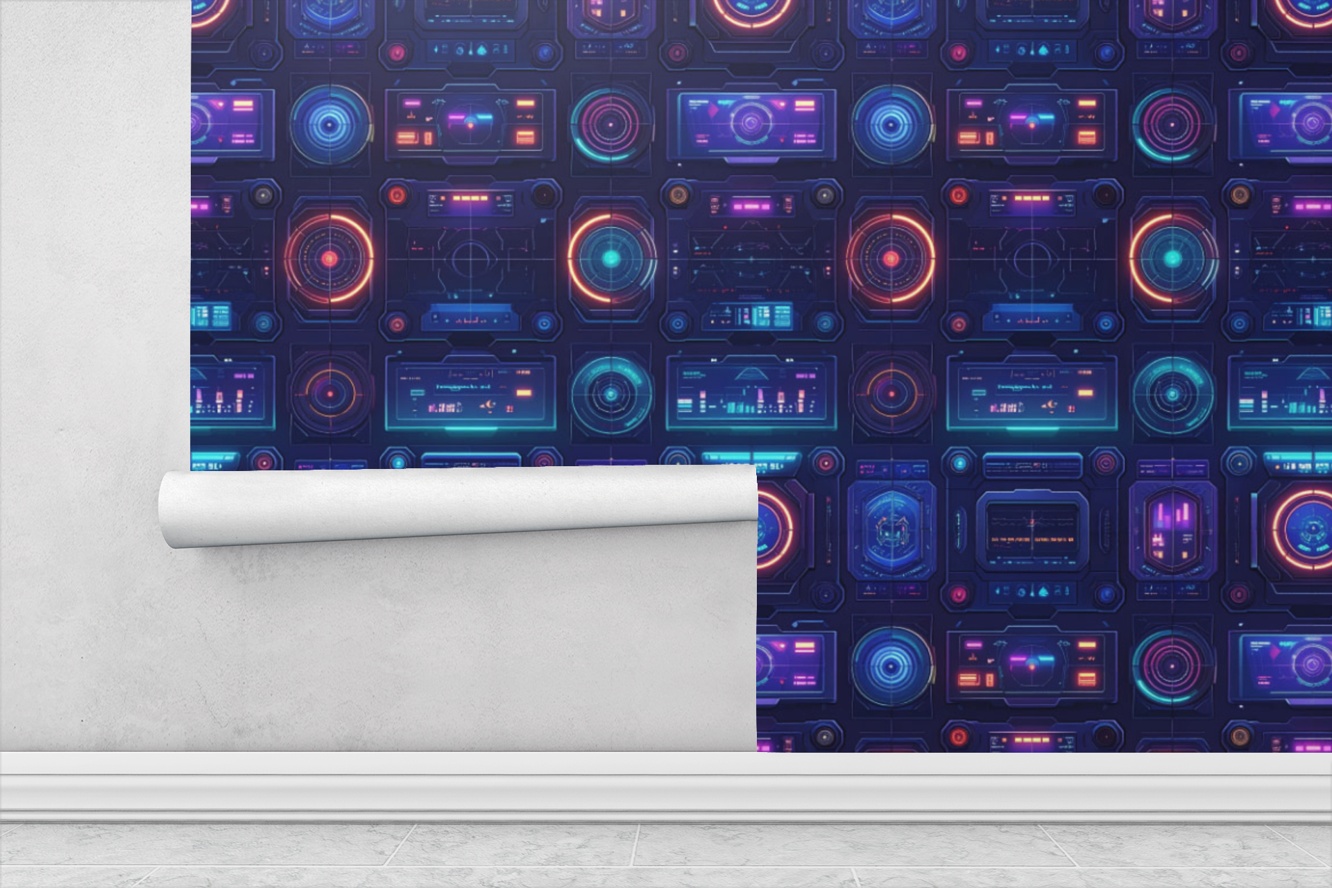 Galactic Command Console Wallpaper