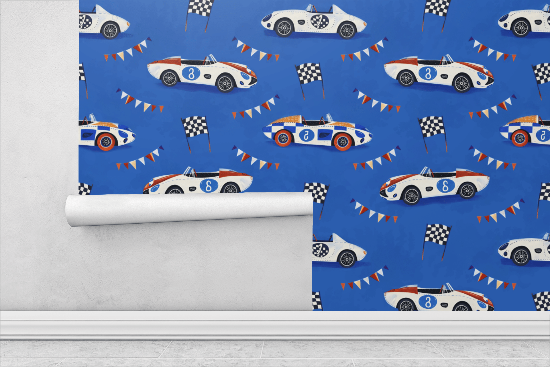 Grand Prix Parade Wallpaper Peel and Stick Wallpaper | Accent Haus