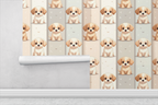 Playful Puppy Parade Wallpaper