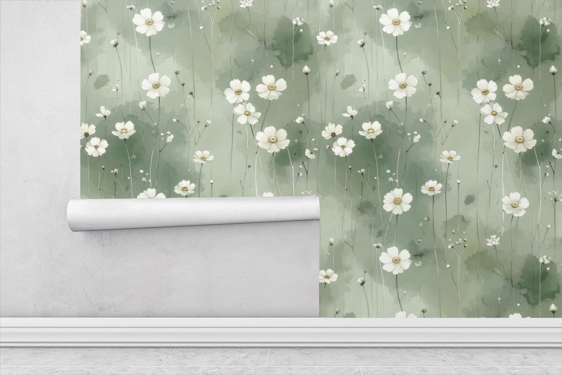 Luxe Botanical Whisper Wallpaper