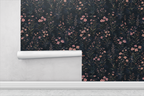 Shadow Bloom Tapestry Wallpaper