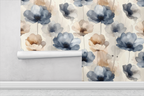 Abstract Ink Bloom Wallpaper