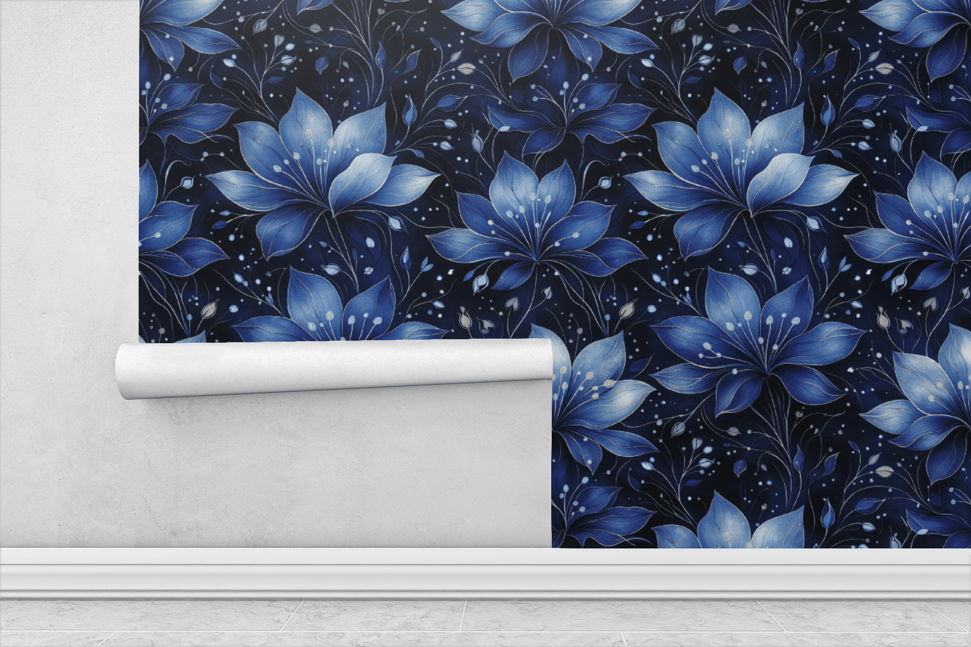 Celestial Azure Wallpaper Peel and Stick Wallpaper | Accent Haus