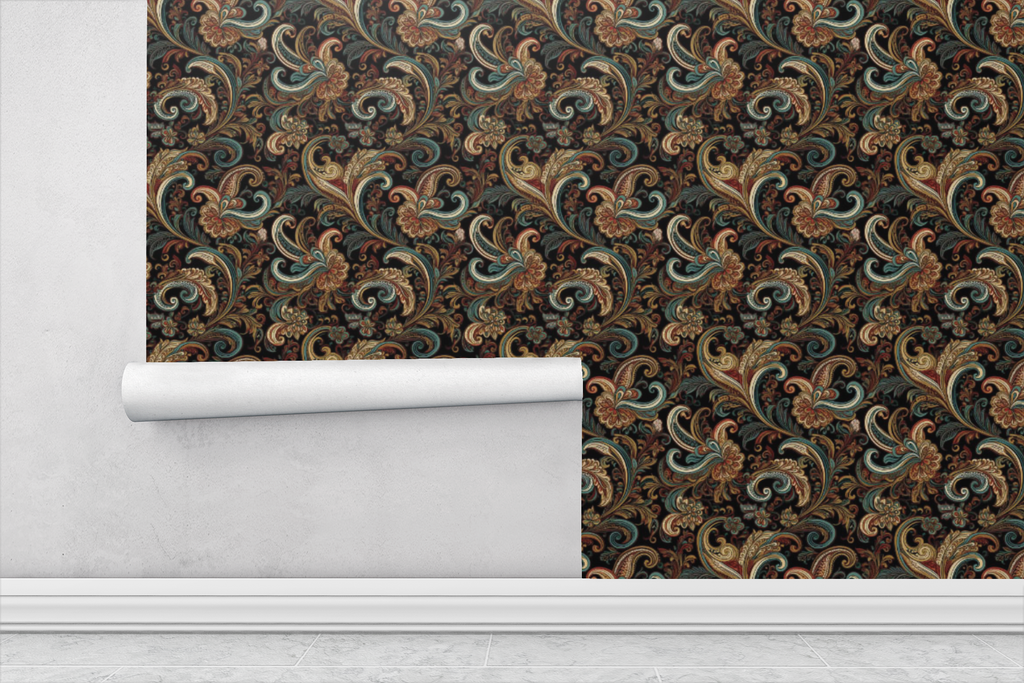 Midnight Baroque Wallpaper