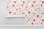 Sunlit Petal Symphony Wallpaper