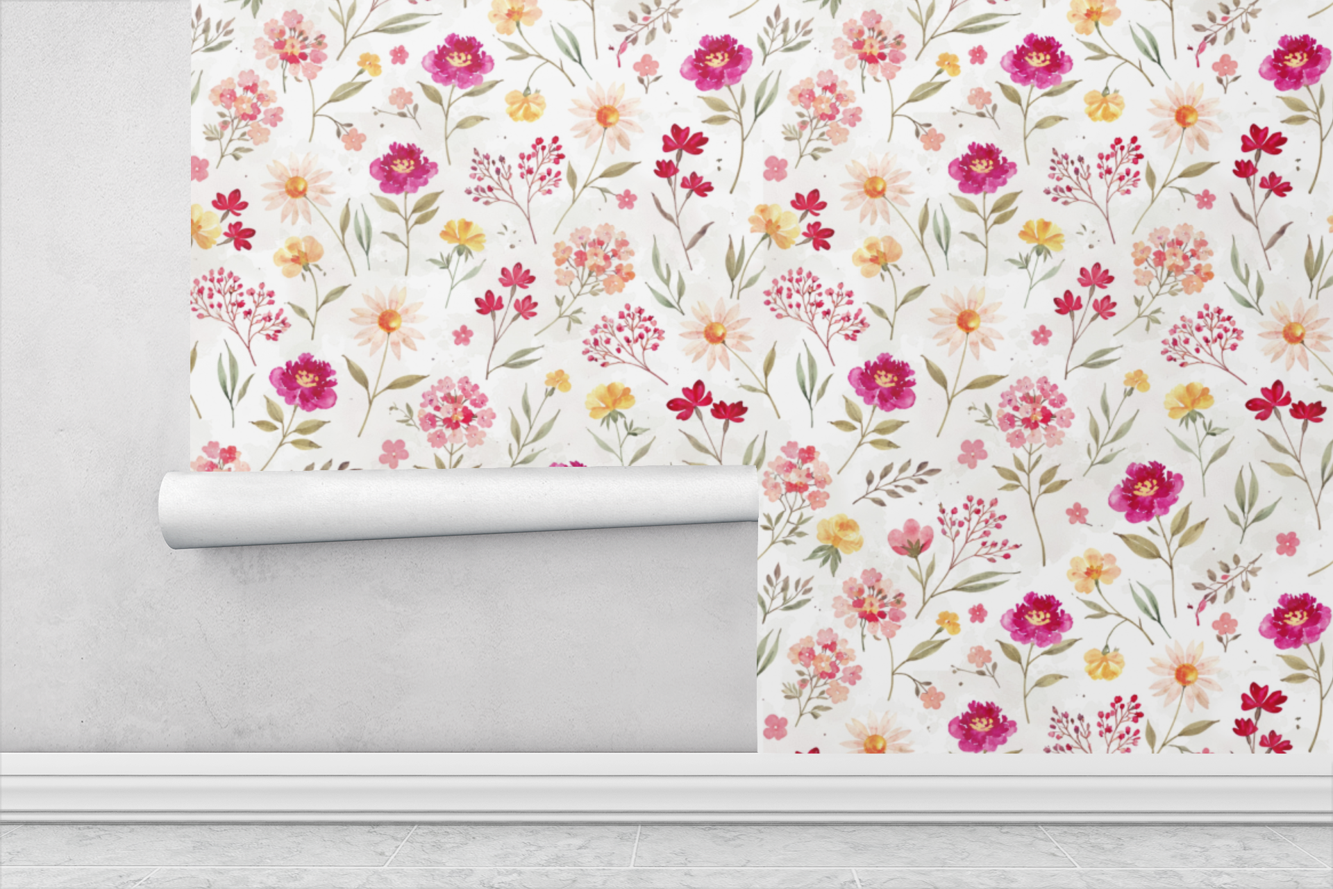 Sunlit Petal Symphony Wallpaper