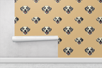 Dalmatian — Ink Spot Balance Field Wallpaper
