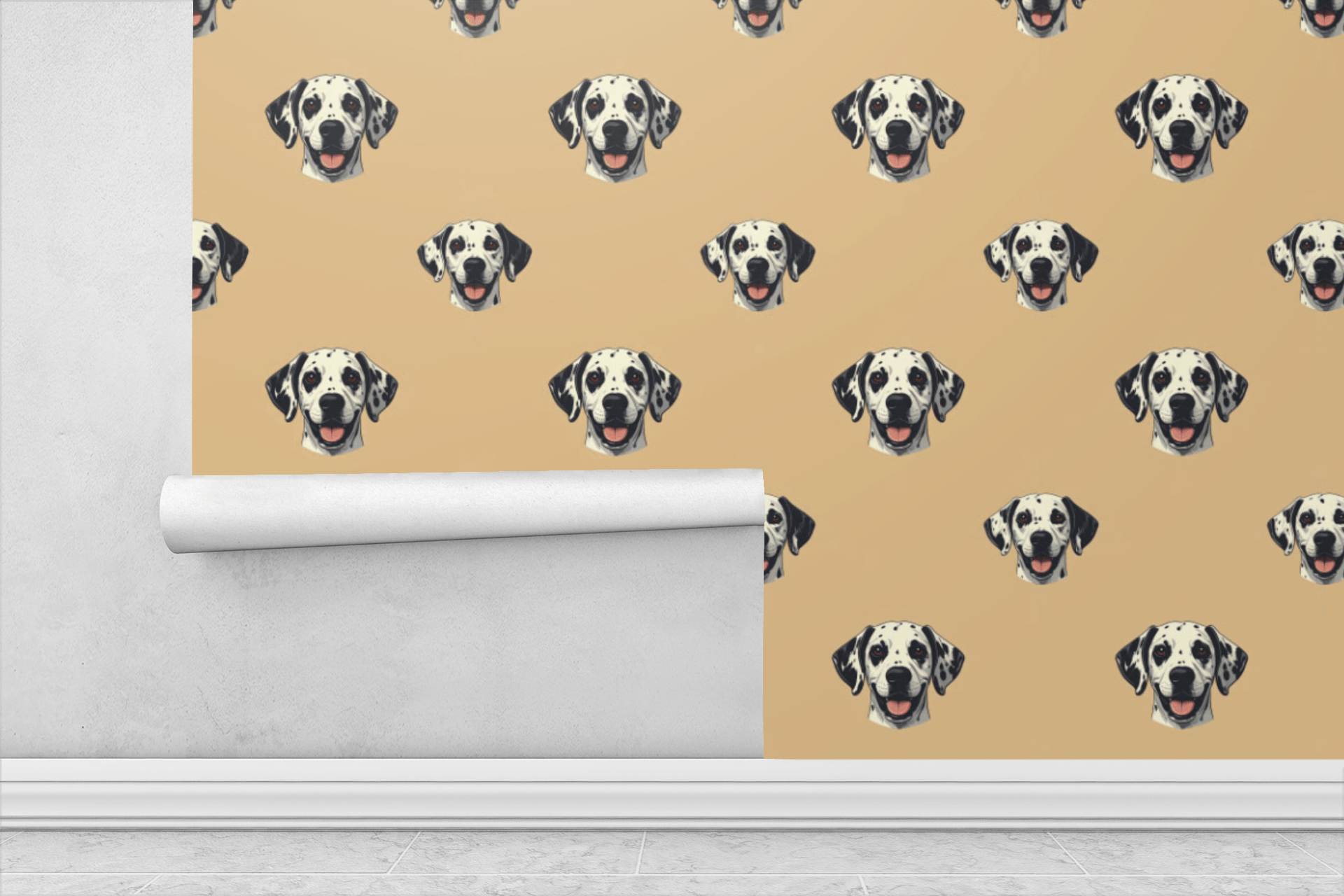Dalmatian — Ink Spot Balance Field Wallpaper Peel and Stick Wallpaper | Accent Haus