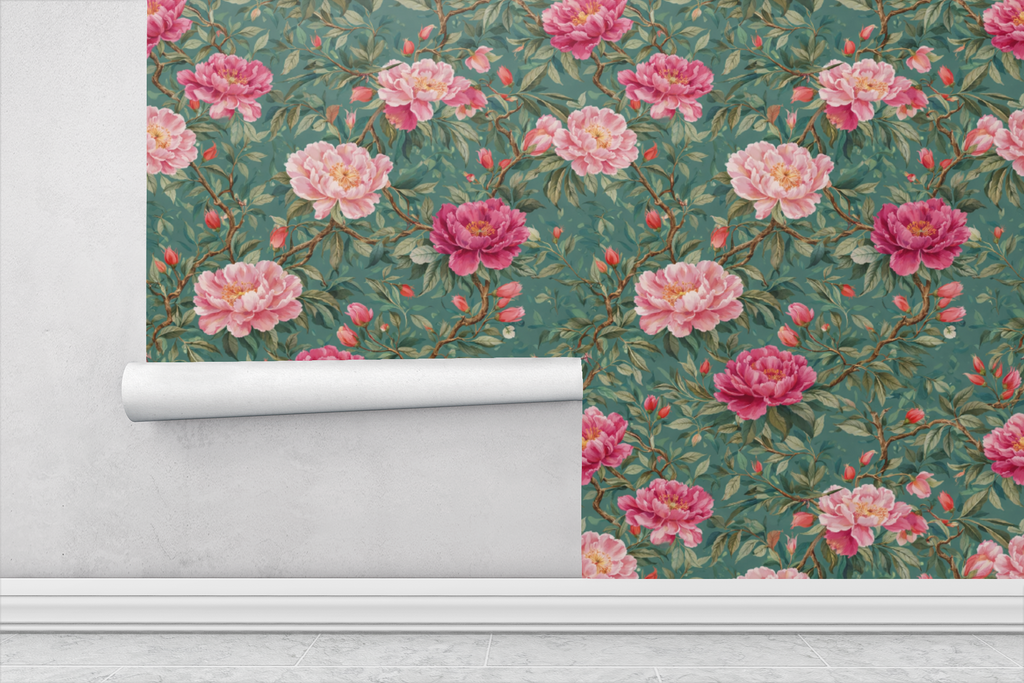 Eternal Peony Bloom Wallpaper