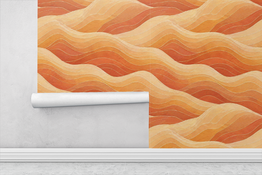 Modern Desert Lines Wallpaper
