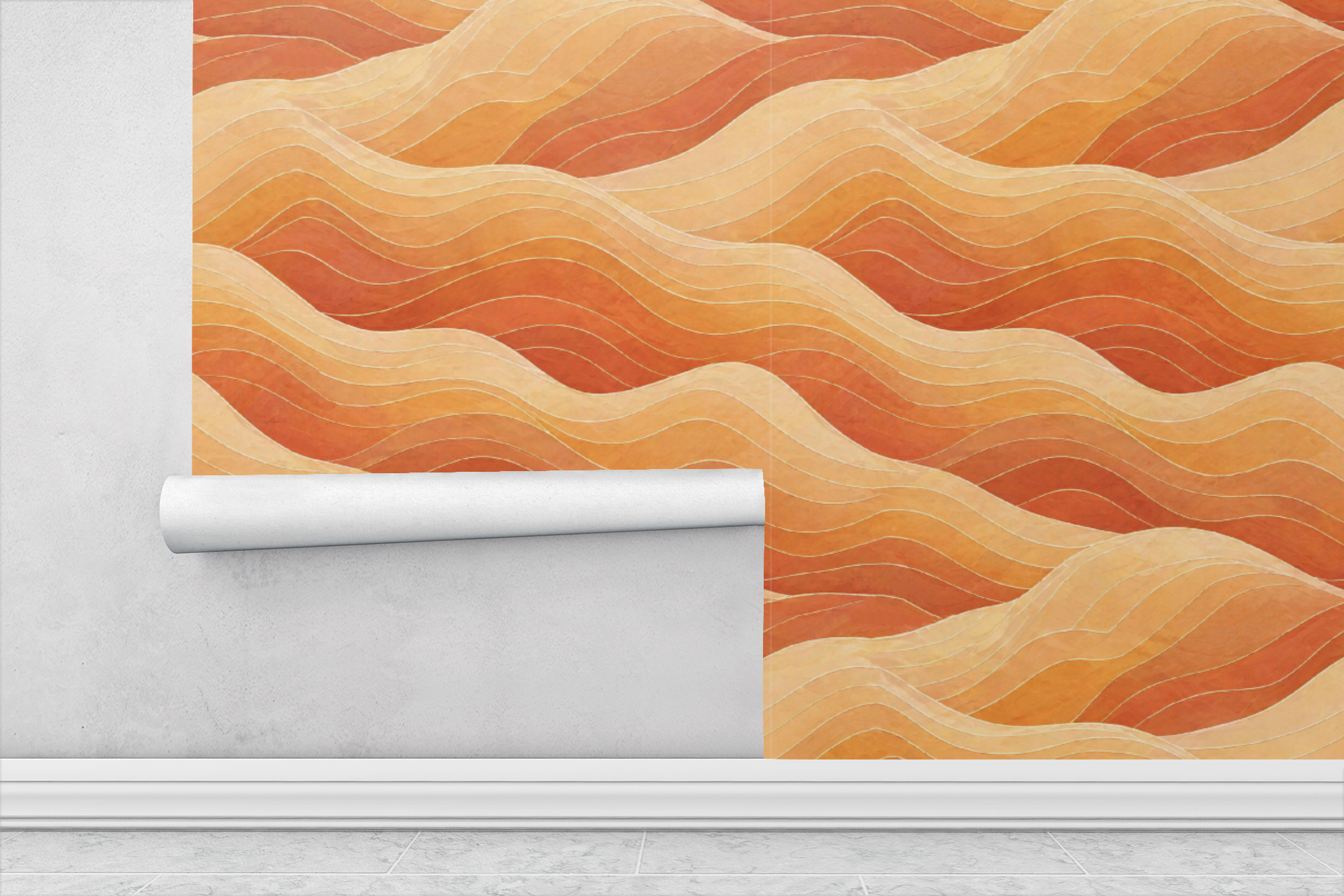 Modern Desert Lines Wallpaper