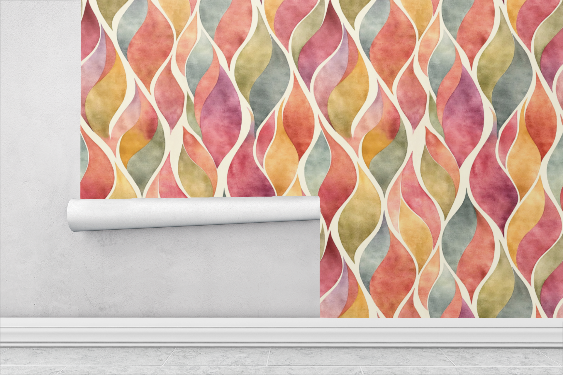 Autumn Silk Leaves Wallpaper