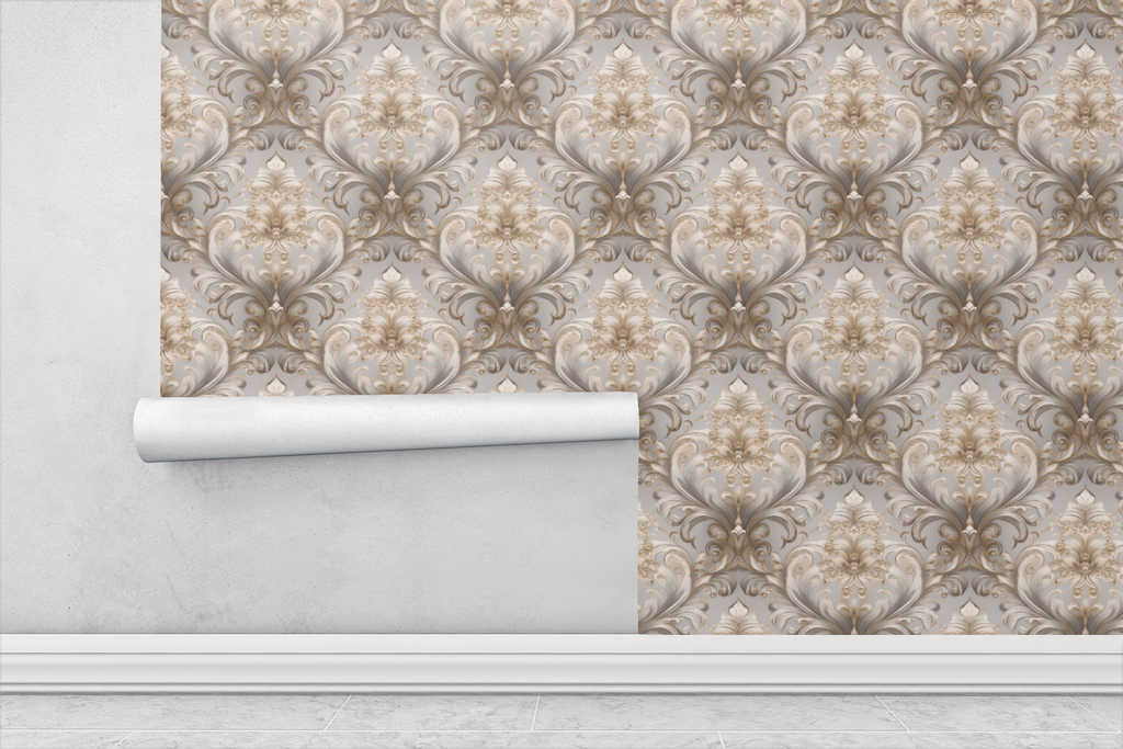 Gilded Ethereal Baroque Wallpaper