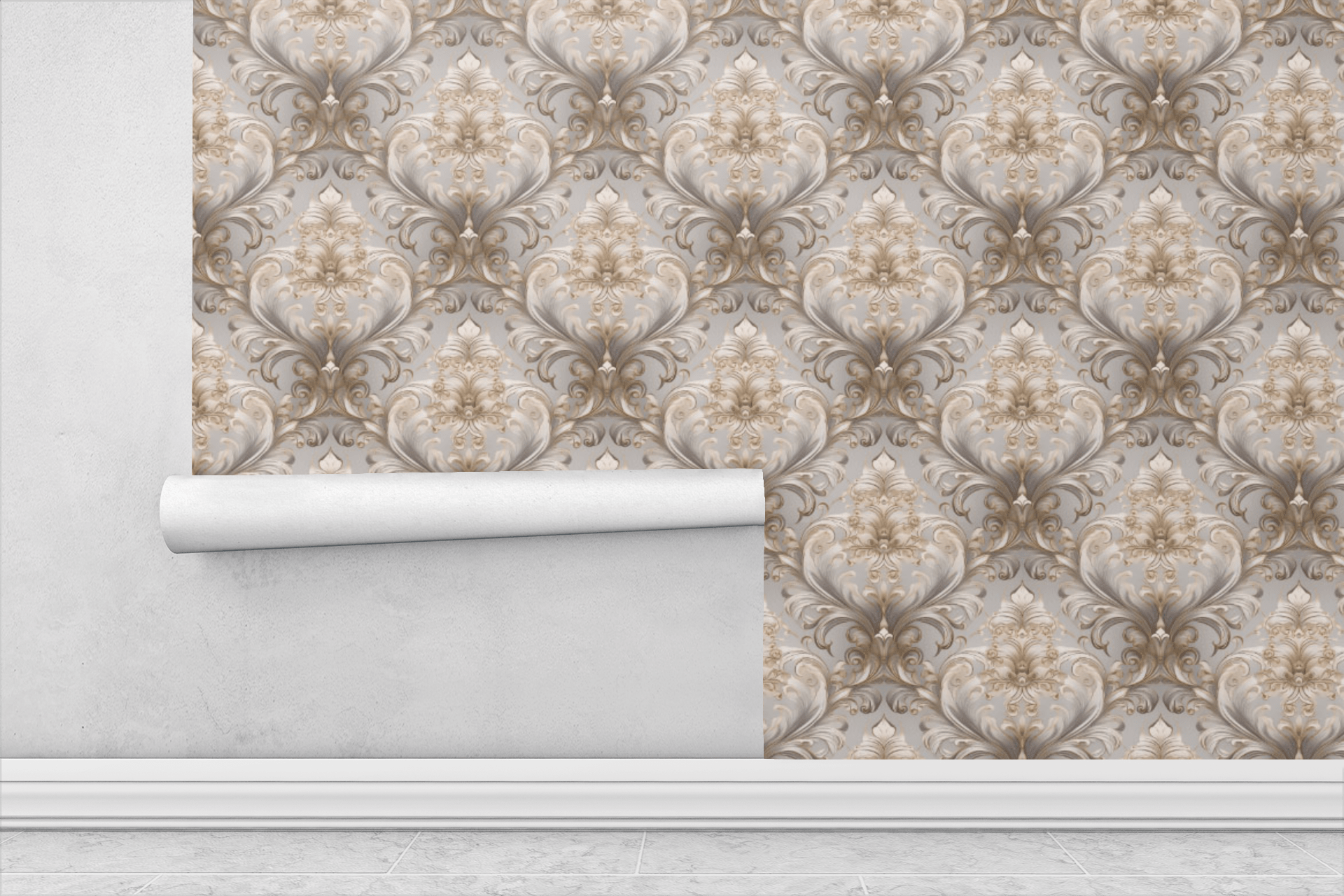 Gilded Ethereal Baroque Wallpaper Peel and Stick Wallpaper | Accent Haus