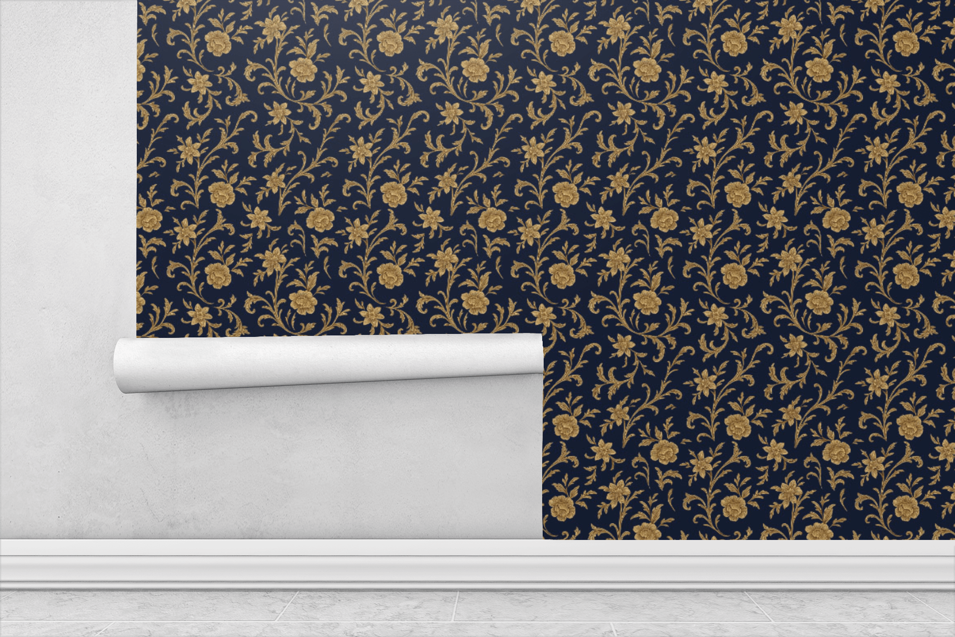 Gilded Baroque Wallpaper Peel and Stick Wallpaper | Accent Haus