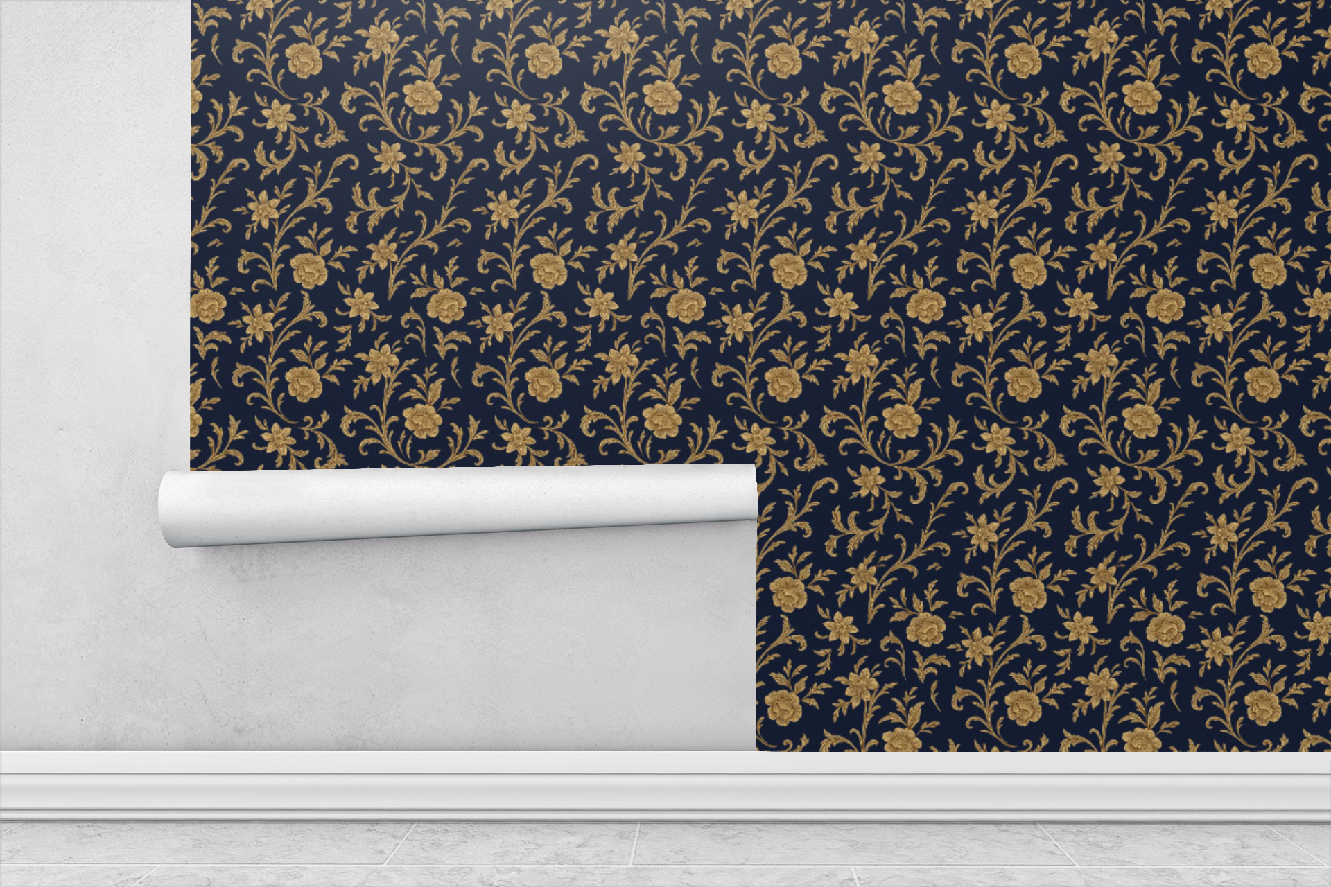 Gilded Baroque Wallpaper