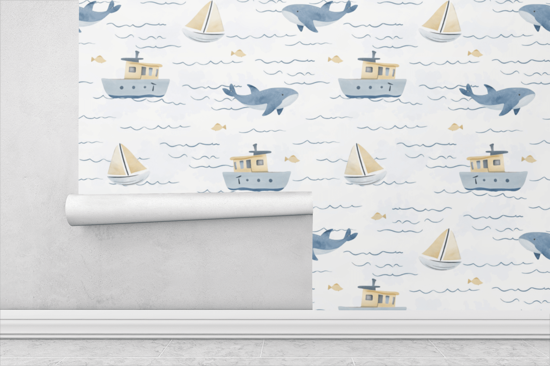 Whispers of the Calm Sea Wallpaper Peel and Stick Wallpaper | Accent Haus