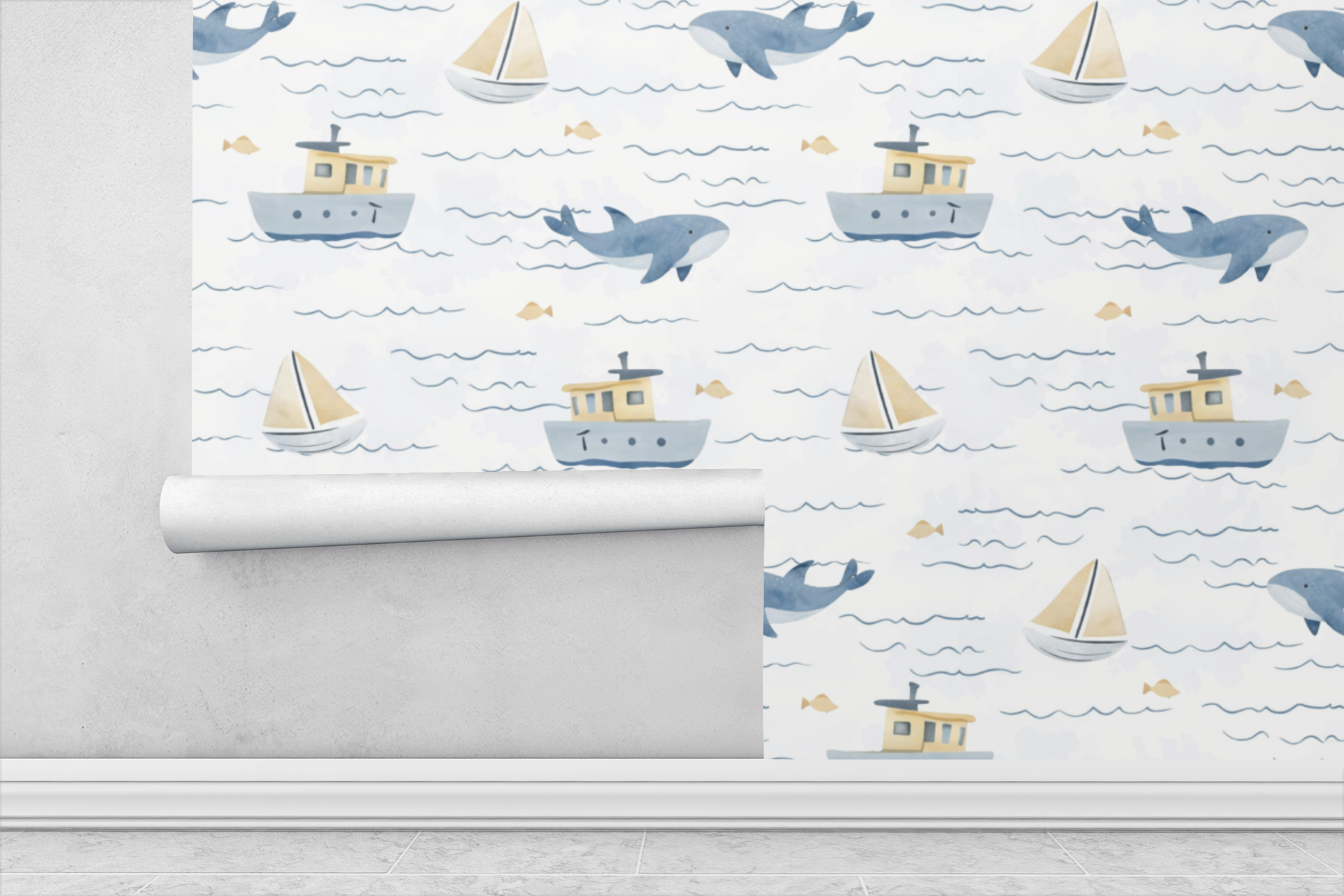 Whispers of the Calm Sea Wallpaper