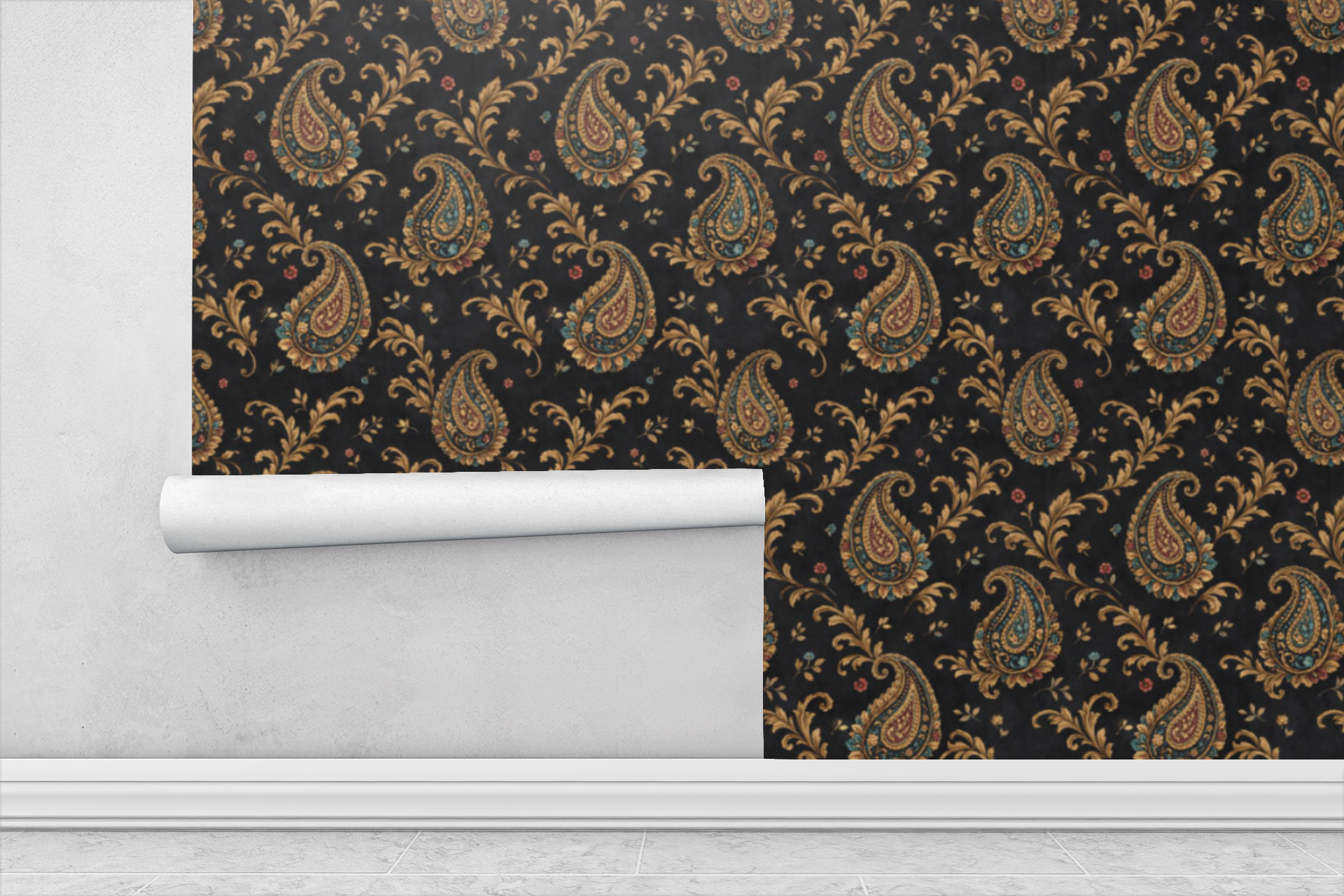 Royal Paisley Promenade Wallpaper