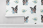 Terrier Bloom Symphony Wallpaper