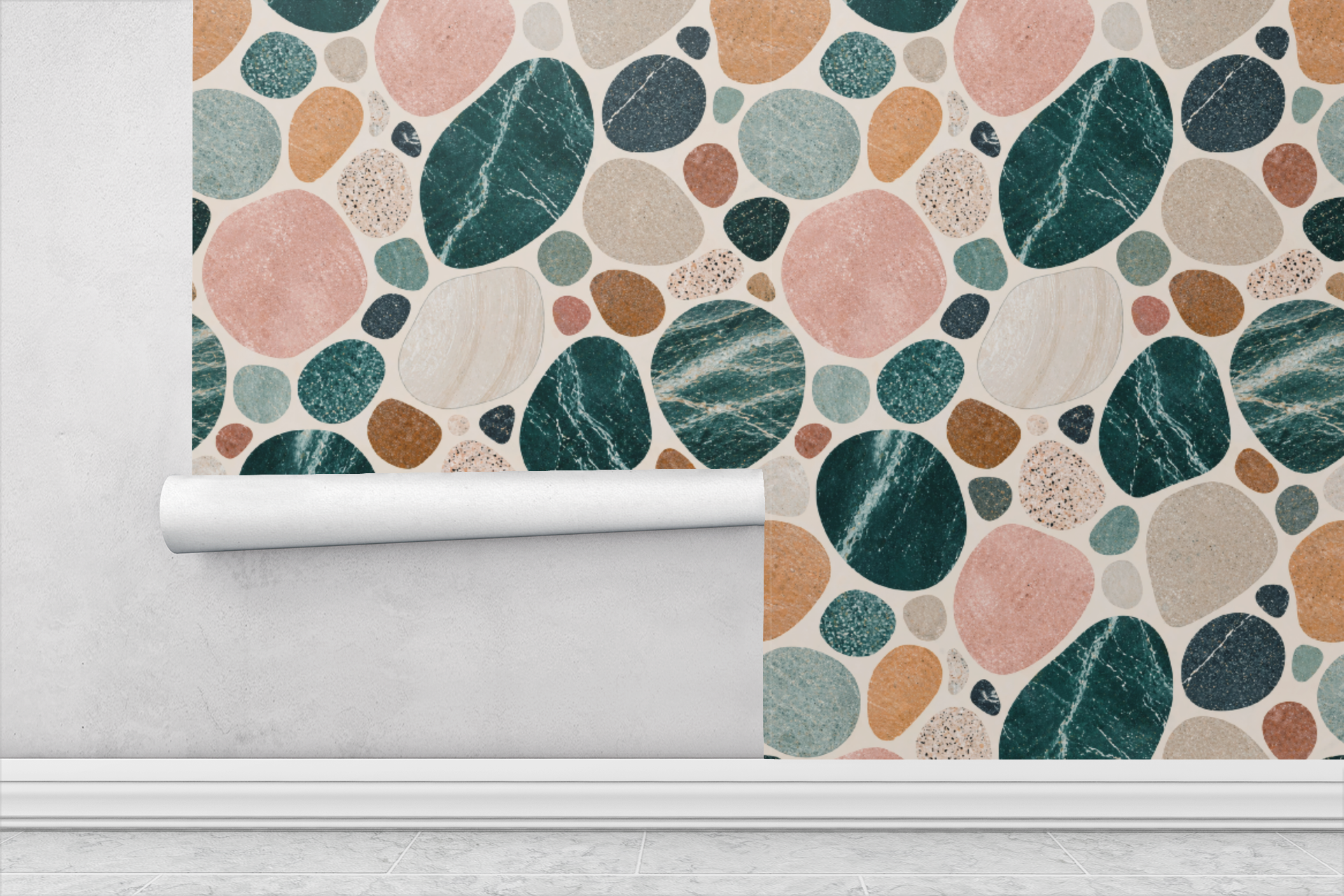 Organic Pebble Texture  Wallpaper