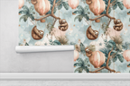 Sloth Balloon Jungle Wallpaper