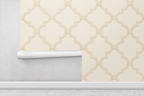 Gallery Geo Ivory Wallpaper