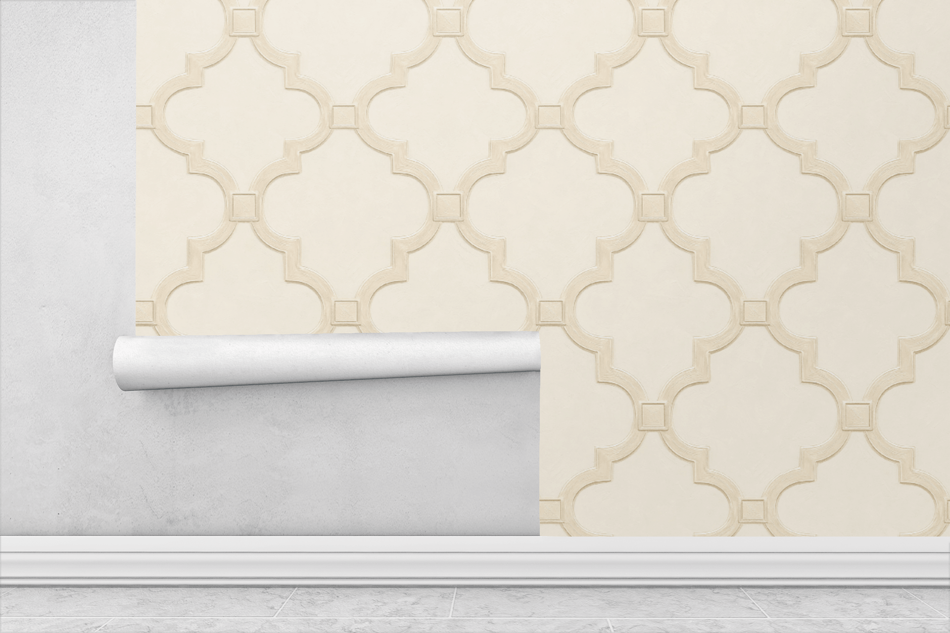 Gallery Geo Ivory Wallpaper Peel and Stick Wallpaper | Accent Haus