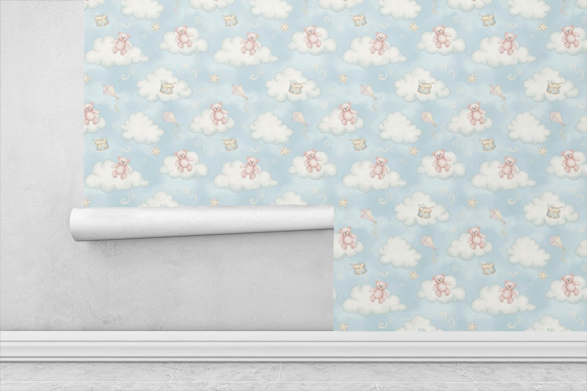 Fairytale Ceiling Fresco Wallpaper Peel and Stick Wallpaper | Accent Haus