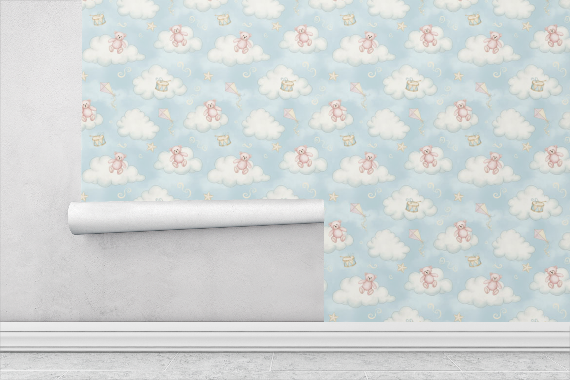 Fairytale Ceiling Fresco Wallpaper